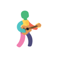 Man with guitar