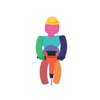 New SEND Flourish characters and accessories - Man with drill
