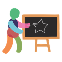 New SEND Flourish characters and accessories - Education - blackboard