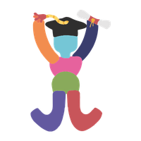 New SEND Flourish characters and accessories - Grad cap
