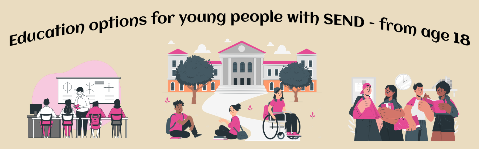 Mainstream and specialist SEND courses in further education – from age 16 - banner plain (2)
